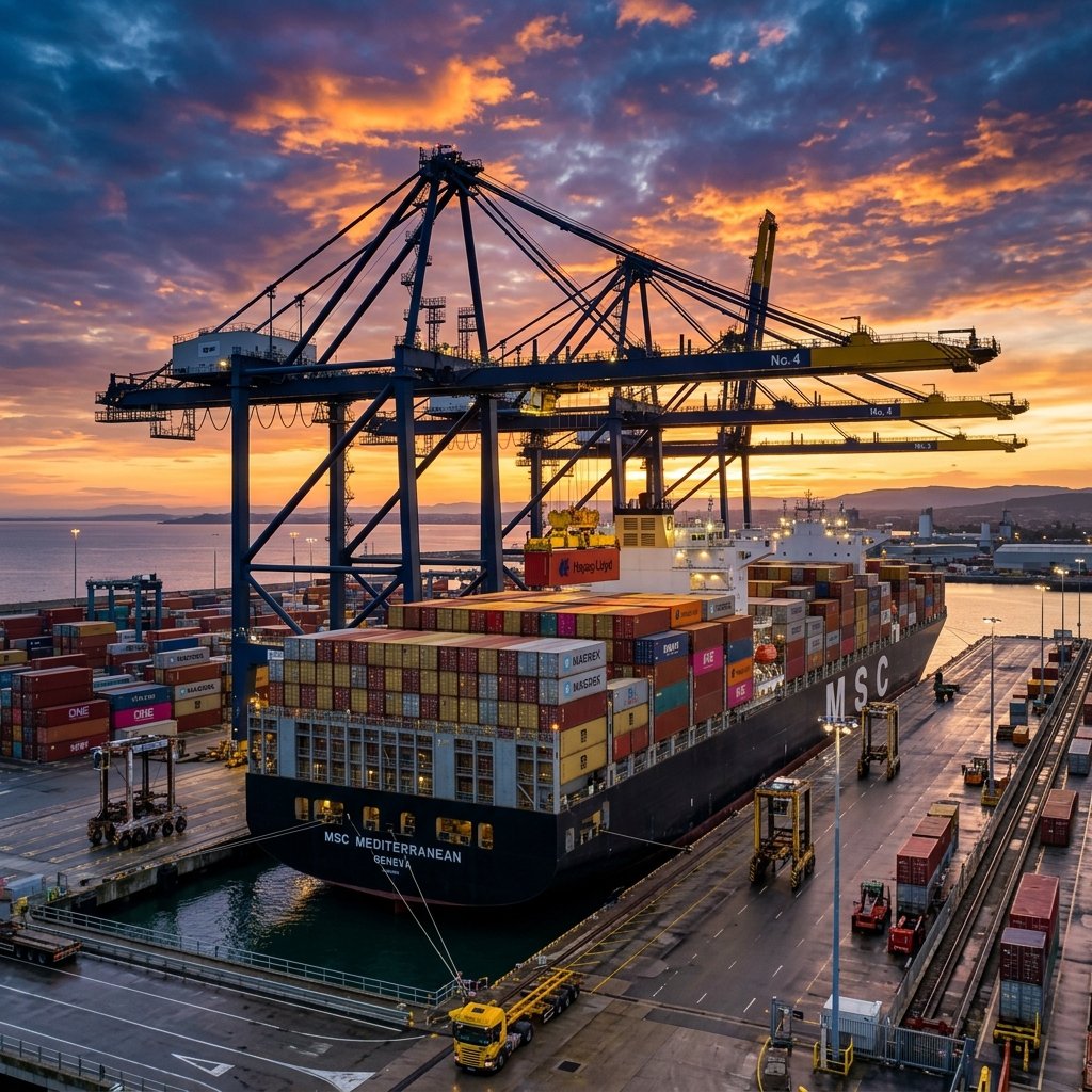 365 Capital Courier ocean container terminal port operations